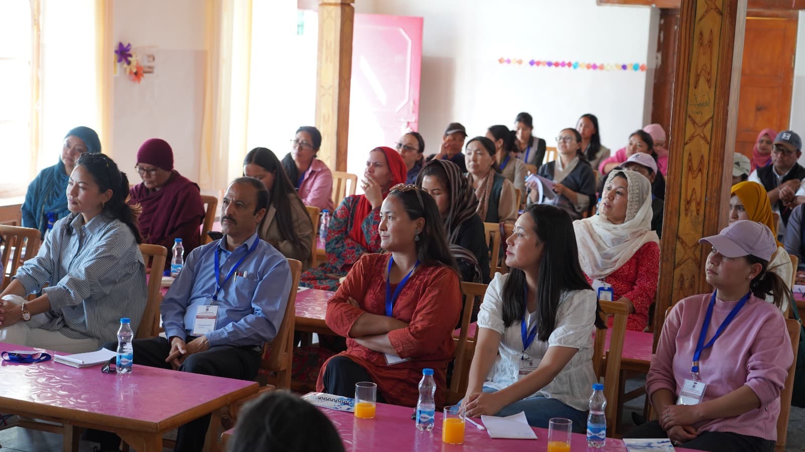 Teachers seated as participants during a DIET Leh digital-technology capacity-building workshop